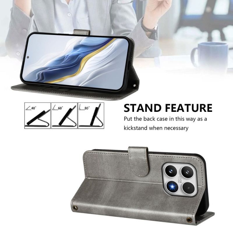 Folio Deksel Xiaomi 17 Retrodesign Beskyttelse Deksel