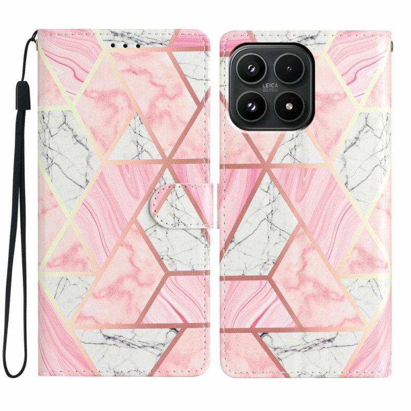 Folio Deksel Xiaomi 17 Rosa Marmor