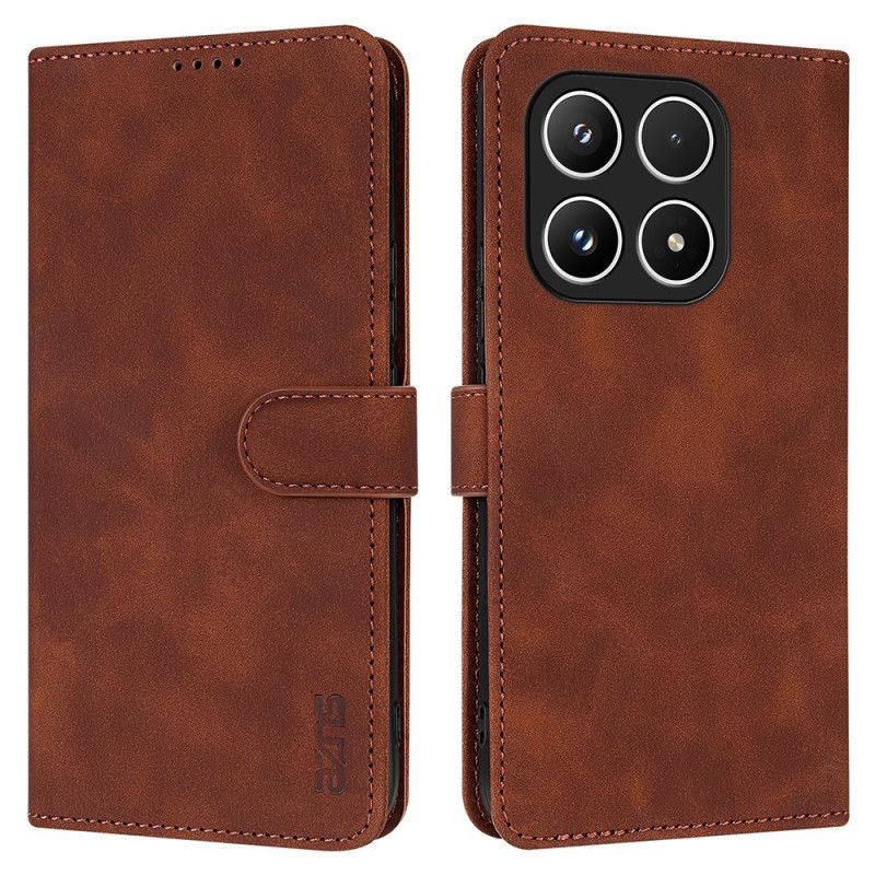 Folio Deksel Xiaomi 17 Semsket Skinn-effekt Azns