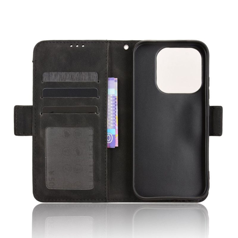 Lærdeksel Folio Deksel Xiaomi 17 Mobildeksel Flerkort