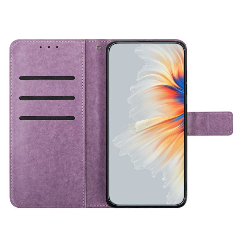Lærdeksel Folio Deksel Xiaomi 17 Mobildeksel Mandala-gravering