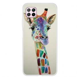 Deksel Til Huawei P40 Lite Fargerik Giraff