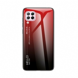 Deksel Til Huawei P40 Lite Hei Herdet Glass
