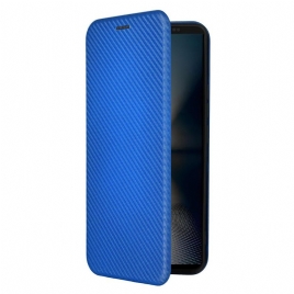 Folio Deksel Lær Sony Xperia 1 Vii Mobildeksel Karbonfiber