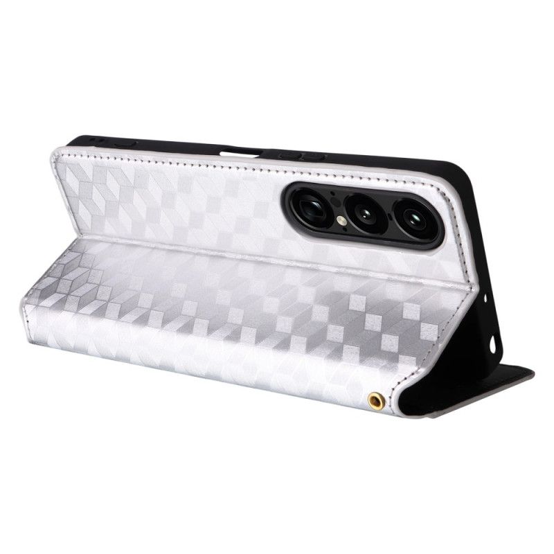 Folio Deksel Sony Xperia 1 Vii 3d-diamanter