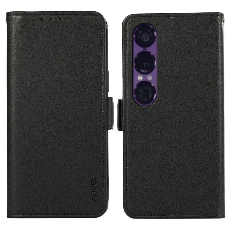 Folio Deksel Sony Xperia 1 Vii Abeel Rfid-beskyttelse Beskyttelse Deksel