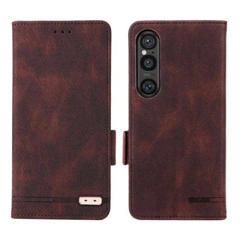 Folio Deksel Sony Xperia 1 Vii Retro Beskyttelse Deksel
