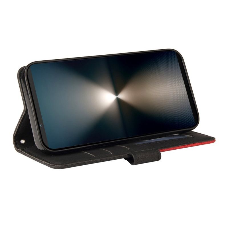 Folio Deksel Sony Xperia 1 Vii Tofarget Bølgete Linje