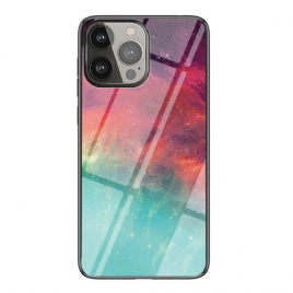 Deksel Til iPhone 13 Pro Stjernehimmel Herdet Glass
