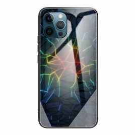 Mobildeksel Til iPhone 13 Pro Herdet Glassgeometri