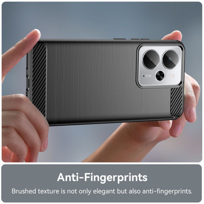 Deksel Realme 14 5g Børstet Karbonfiber Beskyttelse Deksel