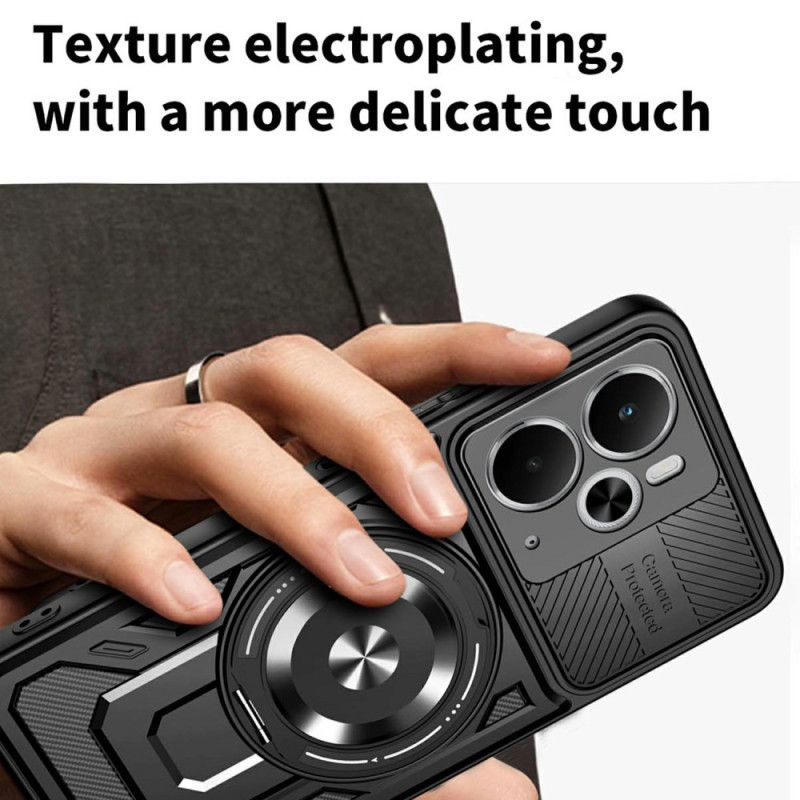 Deksel Realme 14 5g Magnetisk Med Roterende Stativ