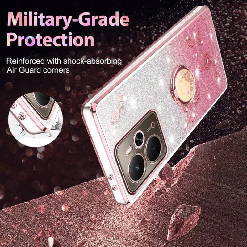 Deksel Realme 14 5g Mobildeksel Kadem Rhinestone Ringholder