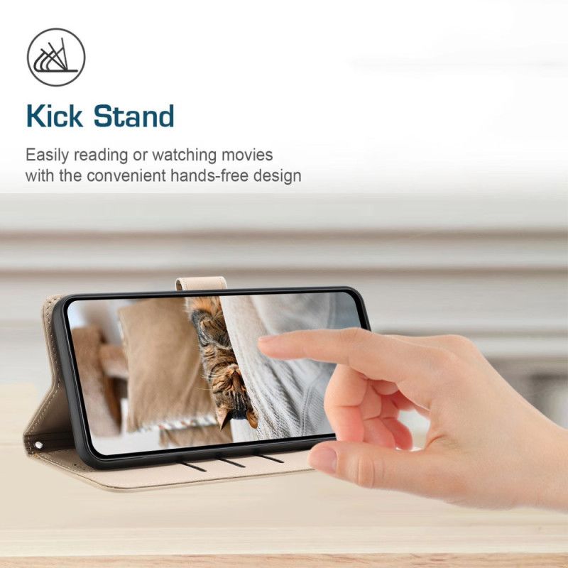 Folio Deksel Realme 14 5g Kattehake Med Snor