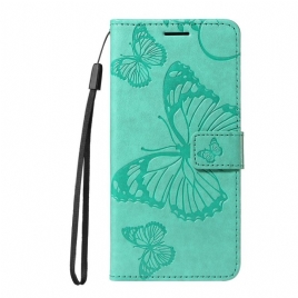 Folio Deksel Realme 14 5g Kjempestore Sommerfugler