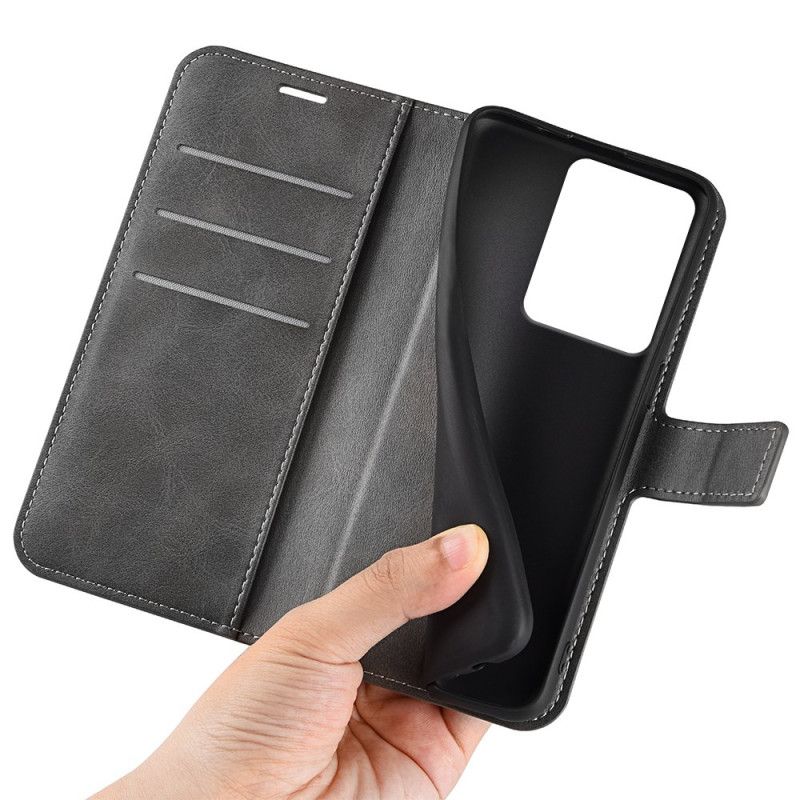 Folio Deksel Realme 14 5g Skinnstil