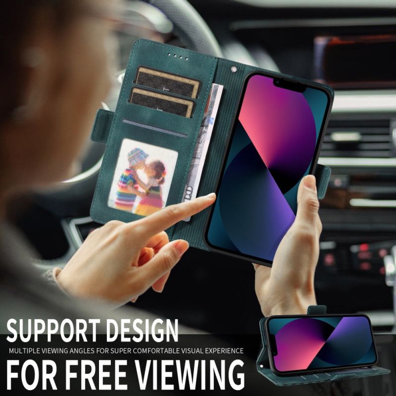 Folio Deksel Til Realme 14 5g Diamantmønster