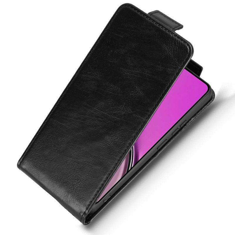 Lærdeksel Folio Deksel Realme 14 5g Mobildeksel Vertikal Klaff Design