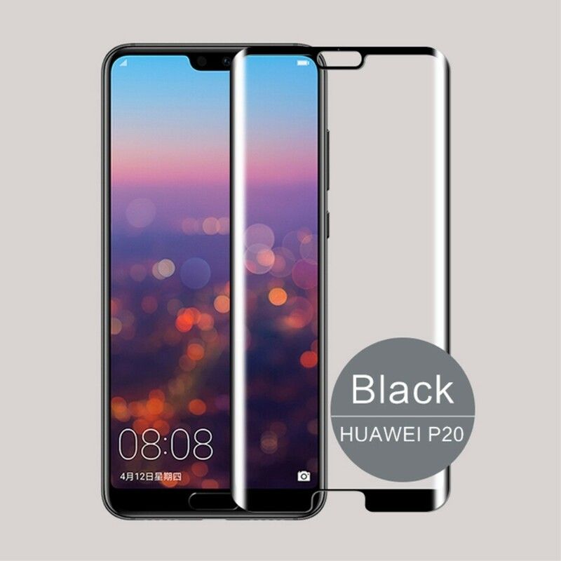 Krumt Herdet Glassbeskyttelse For Huawei P20 Mofi