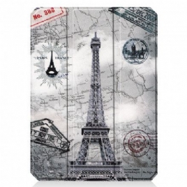 Beskyttelse Deksel Til iPad Mini 6 (2021) Eiffel Tower Stylus Holder
