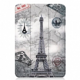 Beskyttelse Deksel Til iPad Mini 6 (2021) Forsterket Retro Eiffeltårn
