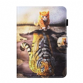 Folio Deksel Til iPad Mini 6 (2021) Kattunge Art