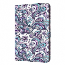 Folio Deksel Til iPad Mini 6 (2021) Light Spot Paisley-mønster