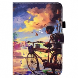 Lærdeksel Til iPad Mini 6 (2021) Sykkel Art