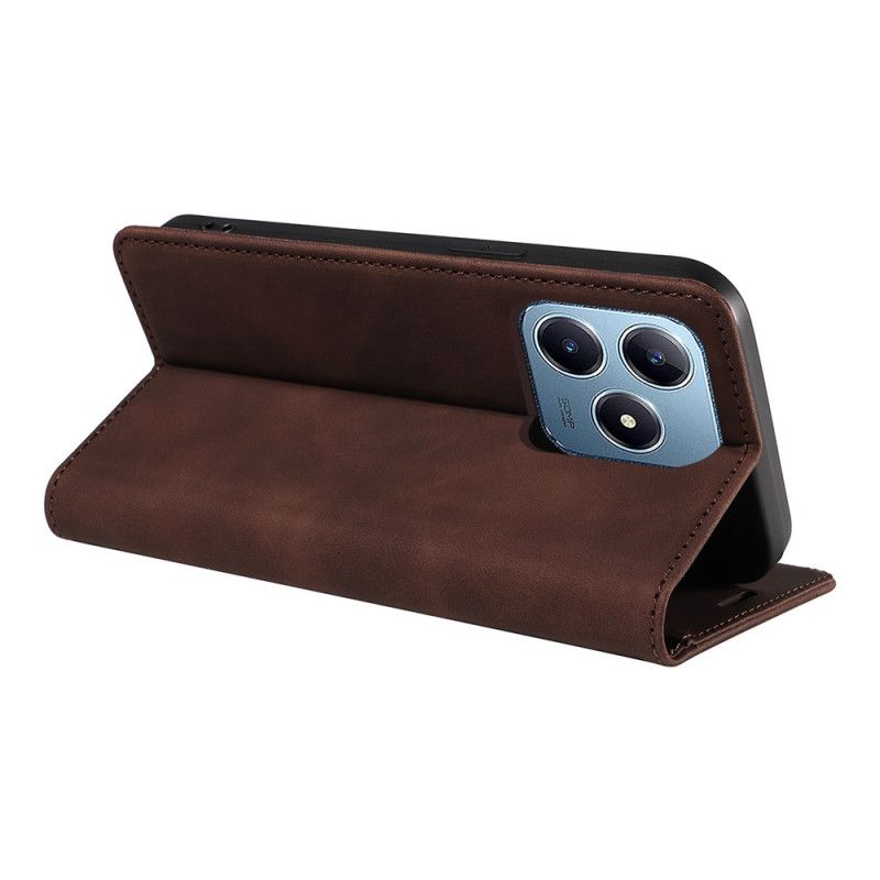 Folio Deksel Lær Realme Note 60x Mobildeksel Rfid-blokkering Betopnice