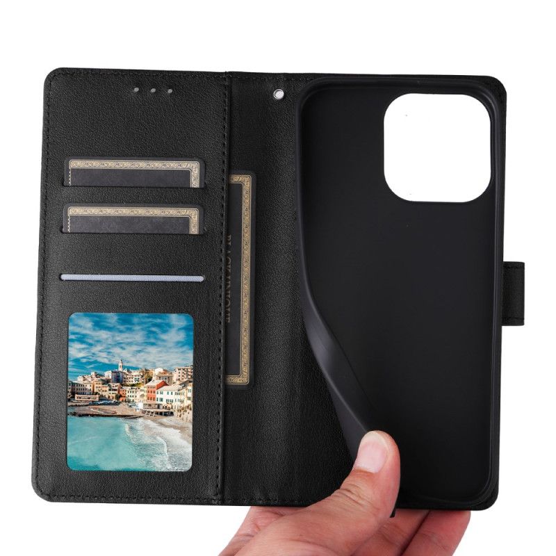 Folio Deksel Realme Note 60x Ensfarget Kunstskinn