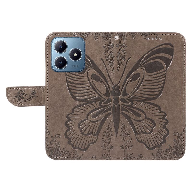 Folio Deksel Realme Note 60x Grafisk Sommerfugl