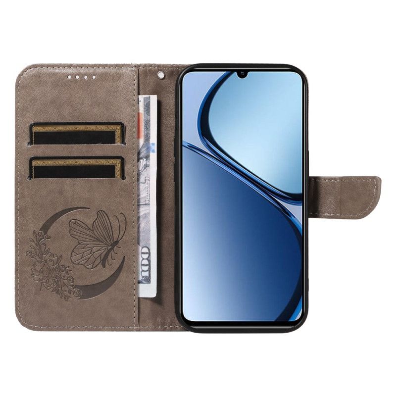 Folio Deksel Realme Note 60x Grafisk Sommerfugl