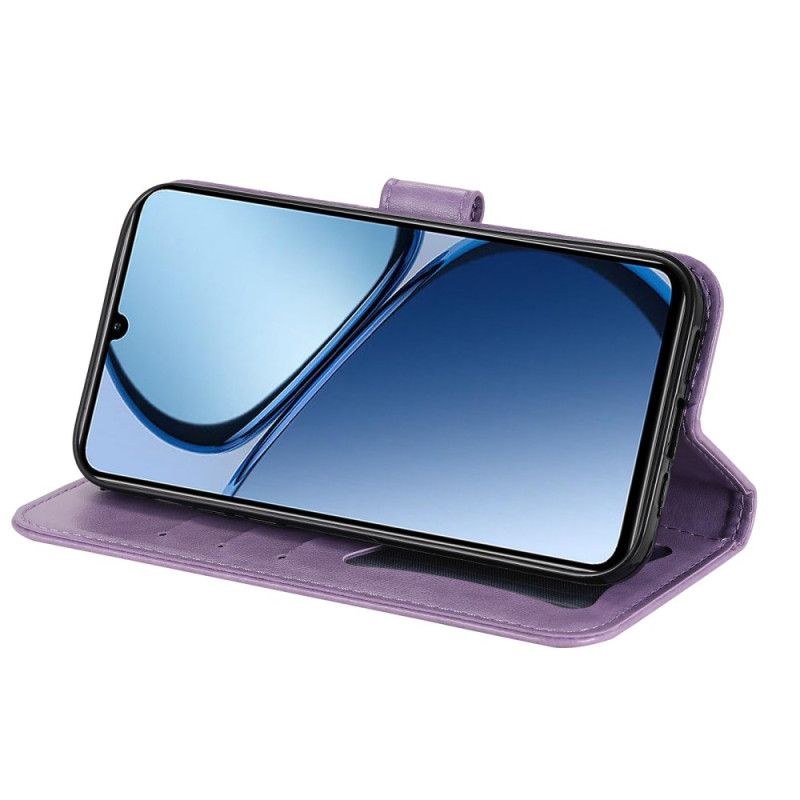 Lærdeksel Folio Deksel Realme Note 60x Mandala-trykk