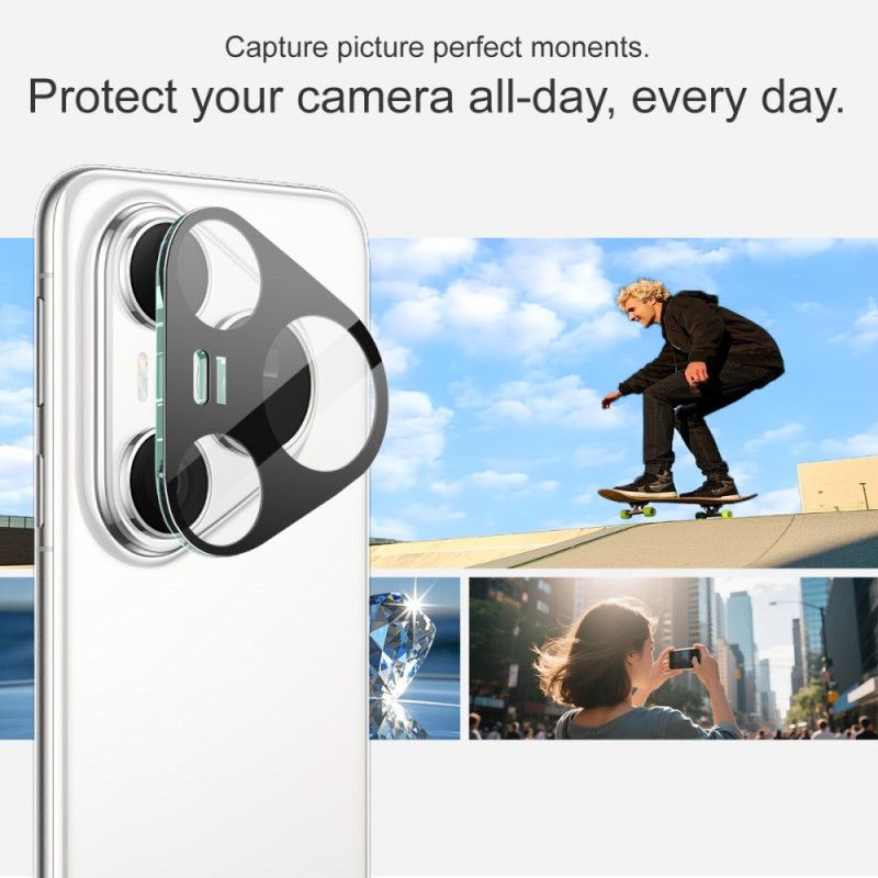 Linsebeskytter I Herdet Glass For Huawei Pura 80 Pro (svart Versjon)