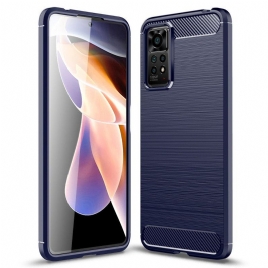 Deksel Til Xiaomi Redmi Note 11 Pro / 11 Pro 5G Børstet Karbonfiber