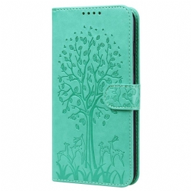 Folio Deksel Til Xiaomi Redmi Note 11 Pro / 11 Pro 5G Tre Og Hjort