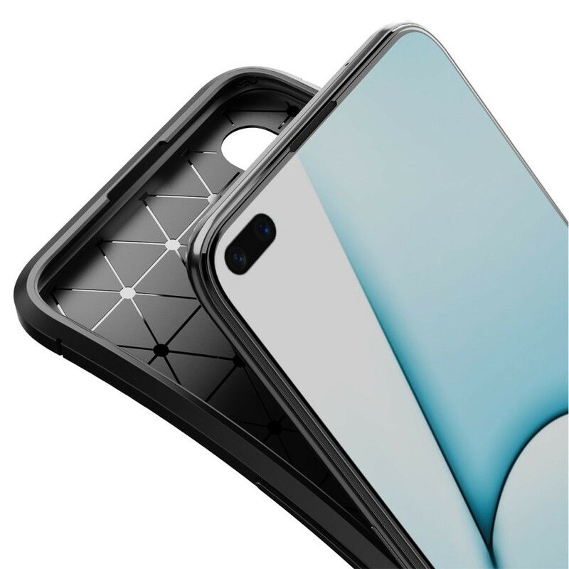 Deksel Til Realme X50 Fleksibel Karbonfibertekstur