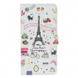 Folio Deksel Til iPhone 11 Jeg Elsker Paris