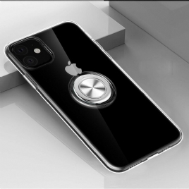 Mobildeksel Til iPhone 11 Transparent Med Ring-støtte
