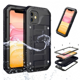 Mobildeksel Til iPhone 11 Vanntett Herdet Glass Og Metall