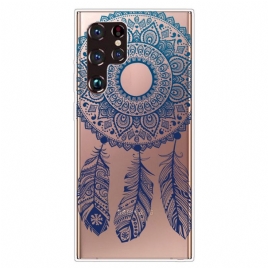Deksel Til Samsung Galaxy S22 Ultra 5G Enkelt Blomstermandala