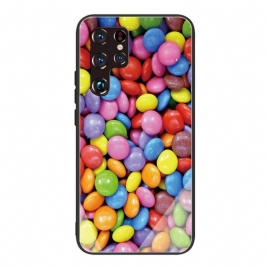 Deksel Til Samsung Galaxy S22 Ultra 5G Herdet Glass Godteri