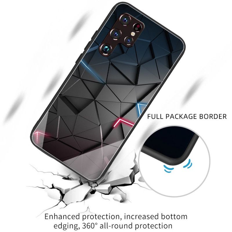Deksel Til Samsung Galaxy S22 Ultra 5G Herdet Glassgeometri