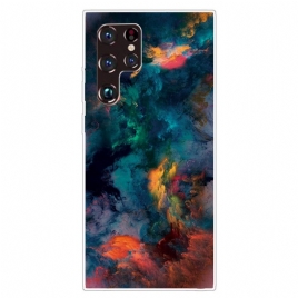 Deksel Til Samsung Galaxy S22 Ultra 5G Kjernehimmel