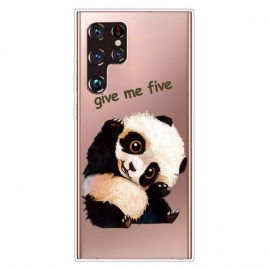 Deksel Til Samsung Galaxy S22 Ultra 5G Panda Gi Meg Fem