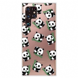 Deksel Til Samsung Galaxy S22 Ultra 5G Små Pandaer