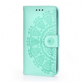 Folio Deksel Til Samsung Galaxy S22 Ultra 5G Totem Mandala