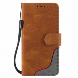 Lærdeksel Til Samsung Galaxy S22 Ultra 5G Skin-feel Wave