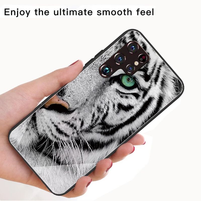 Mobildeksel Til Samsung Galaxy S22 Ultra 5G Tiger Herdet Glass