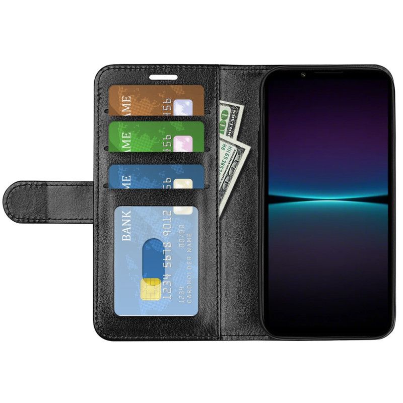 Folio Deksel Sony Xperia 1 Vi Vintage Kunstskinn